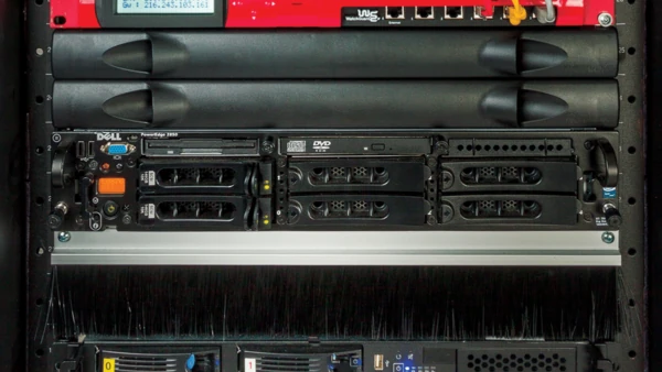 Pass Through Blanking Panel 2U - example