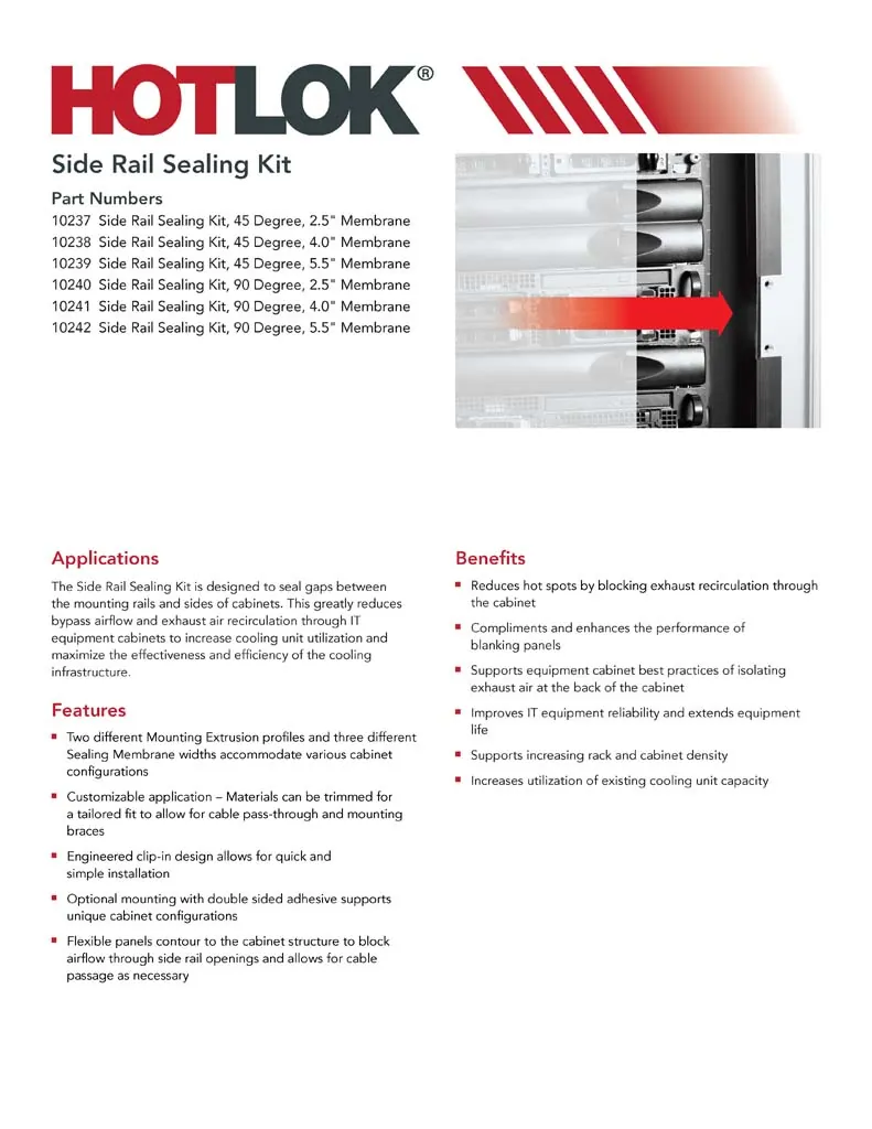 Side Rail Sealing Kit - Image 6