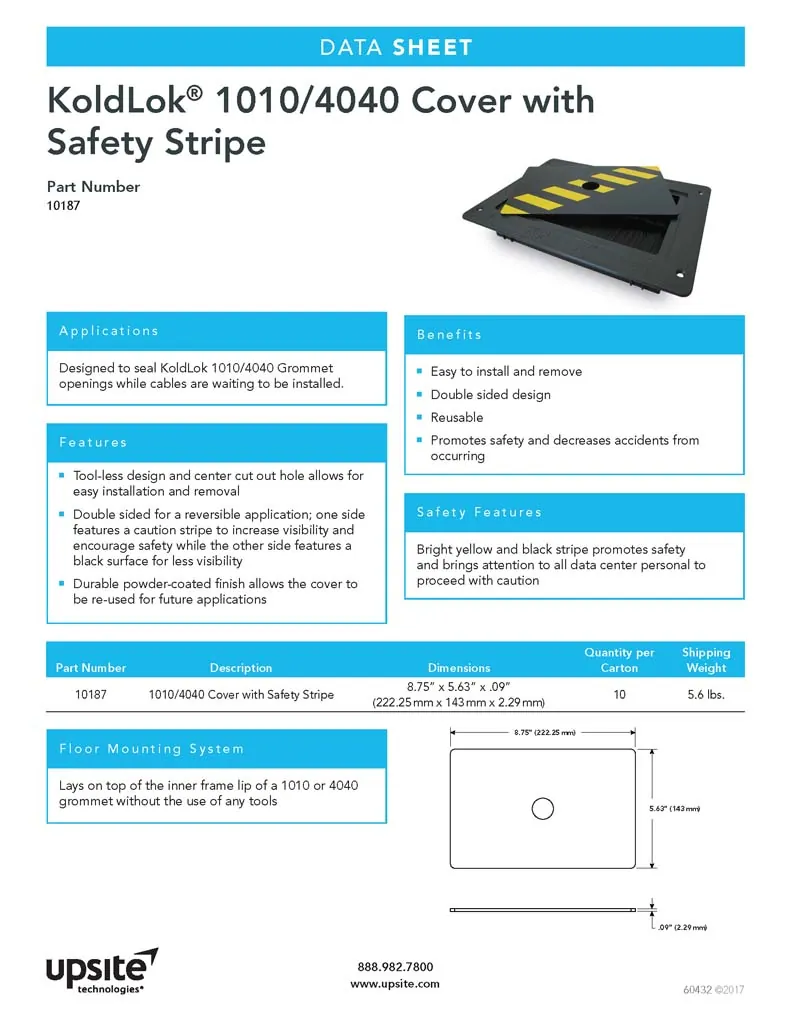 1010/4040 Cover with Safety Stripe - Image 3