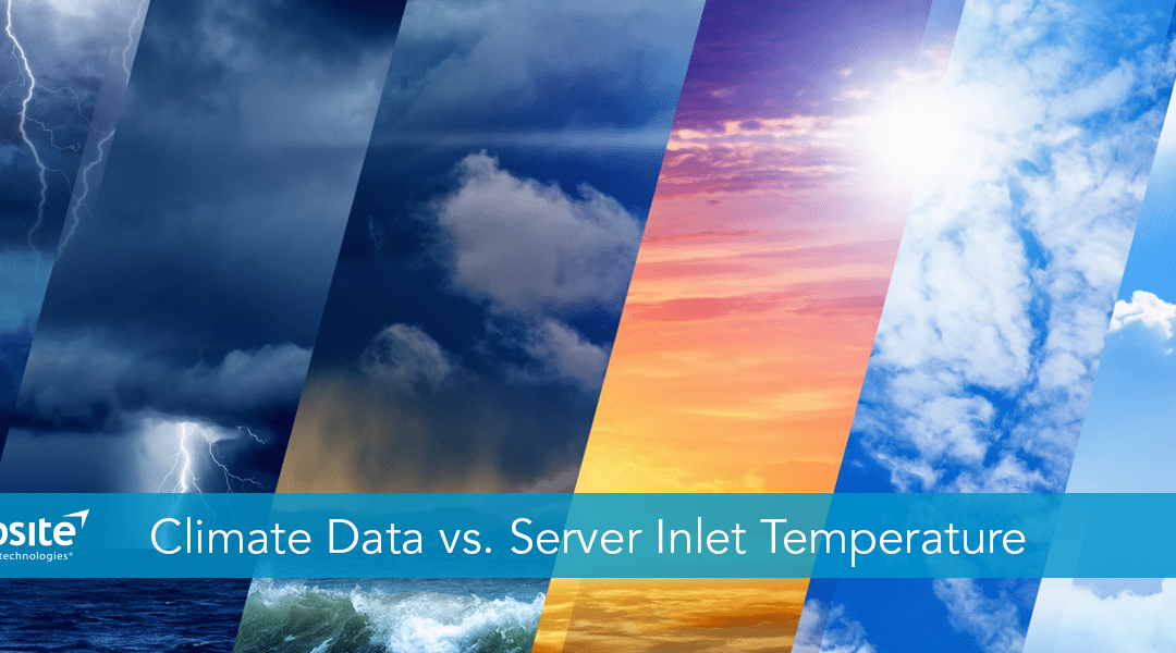 Airflow Management Considerations for a New Data Center – Part 4: Climate Data vs Server Inlet Temperature