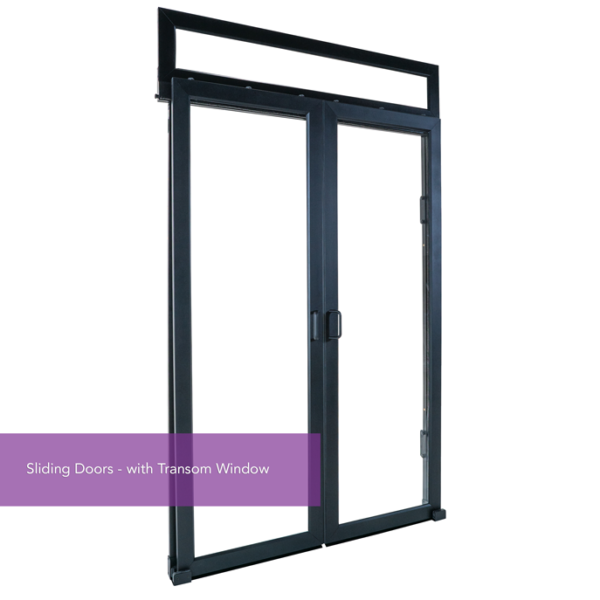 Sliding Doors - with Transom Window