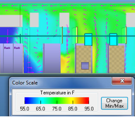 Optimal Placement of Temperature Sensors in a Server Room
