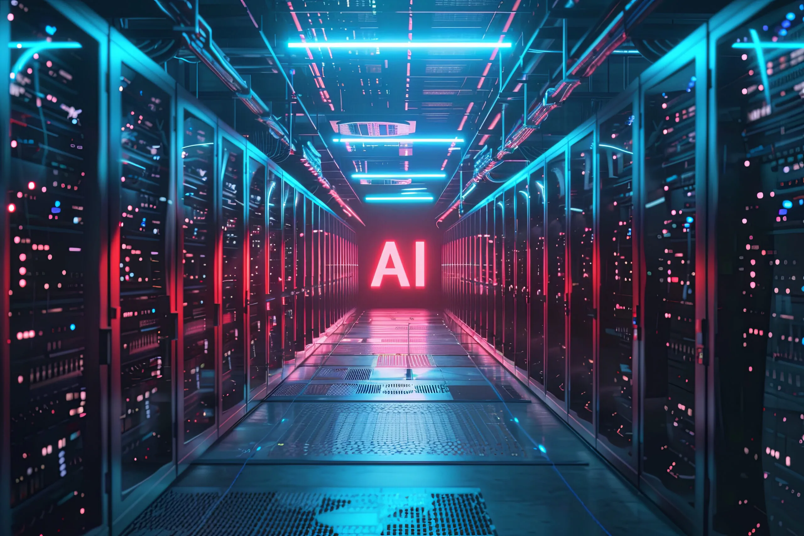 A data center for AI training