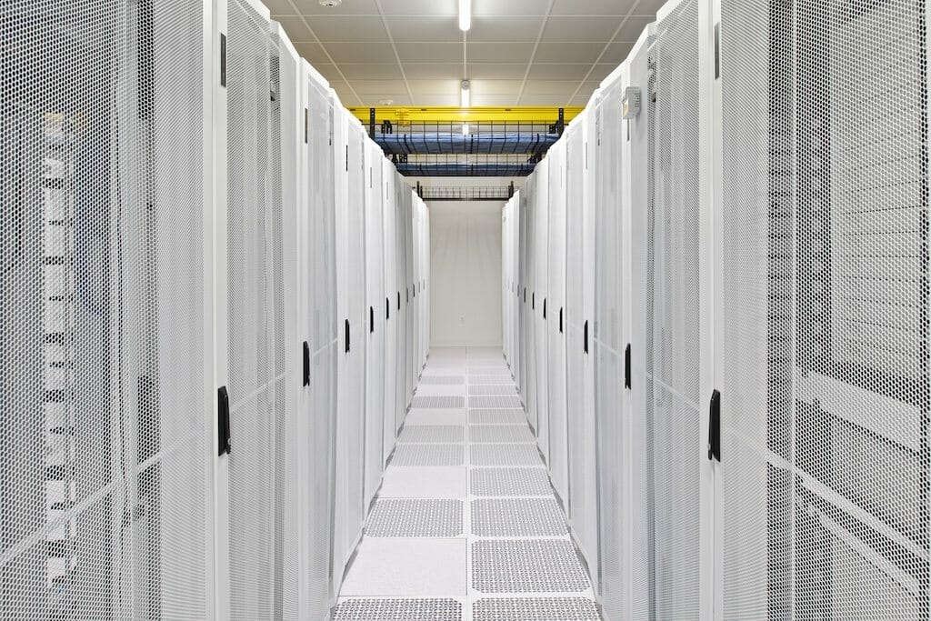 Data-Center-Aisle-White-Cage